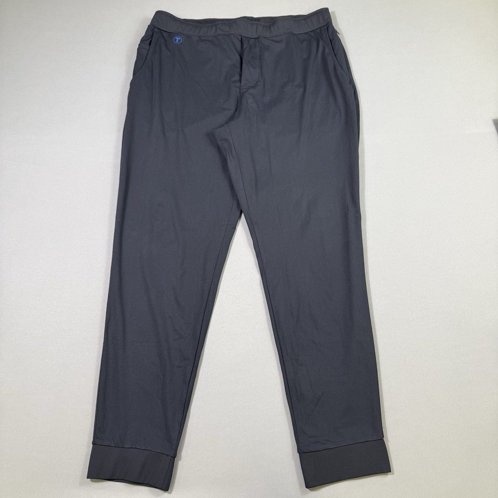 Twillory Athleisure Travel Joggers Mens XL Navy Blue Performance Stretch Pants‎